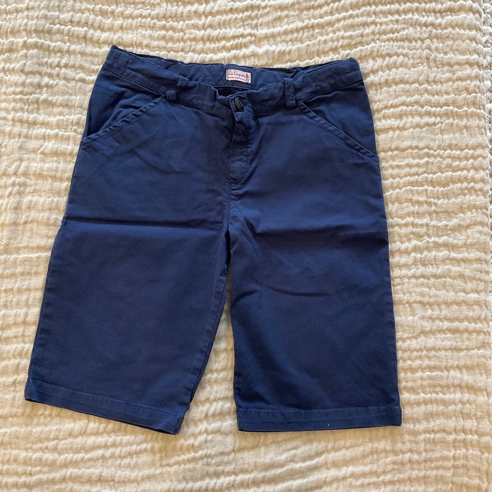 La Coqueta Boys Navy Bermuda Shorts